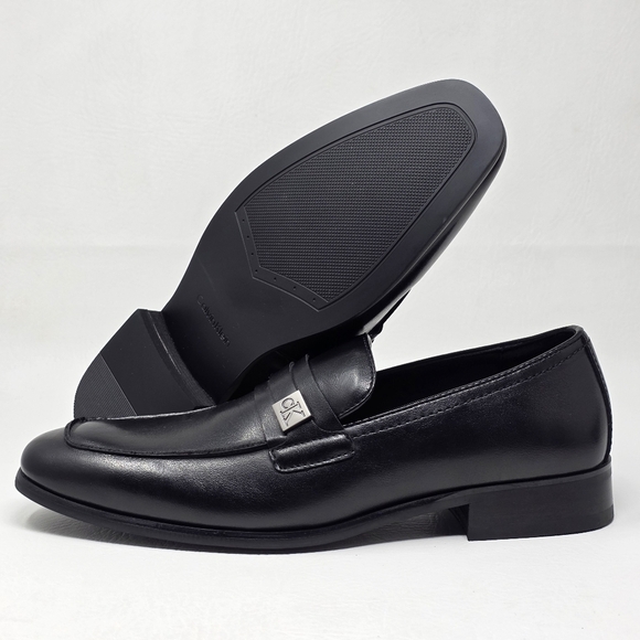 Calvin Klein Men\'s Dress Shoes Obexx Black Loafer CMJIMMON-R Size 7.5 New main image 5